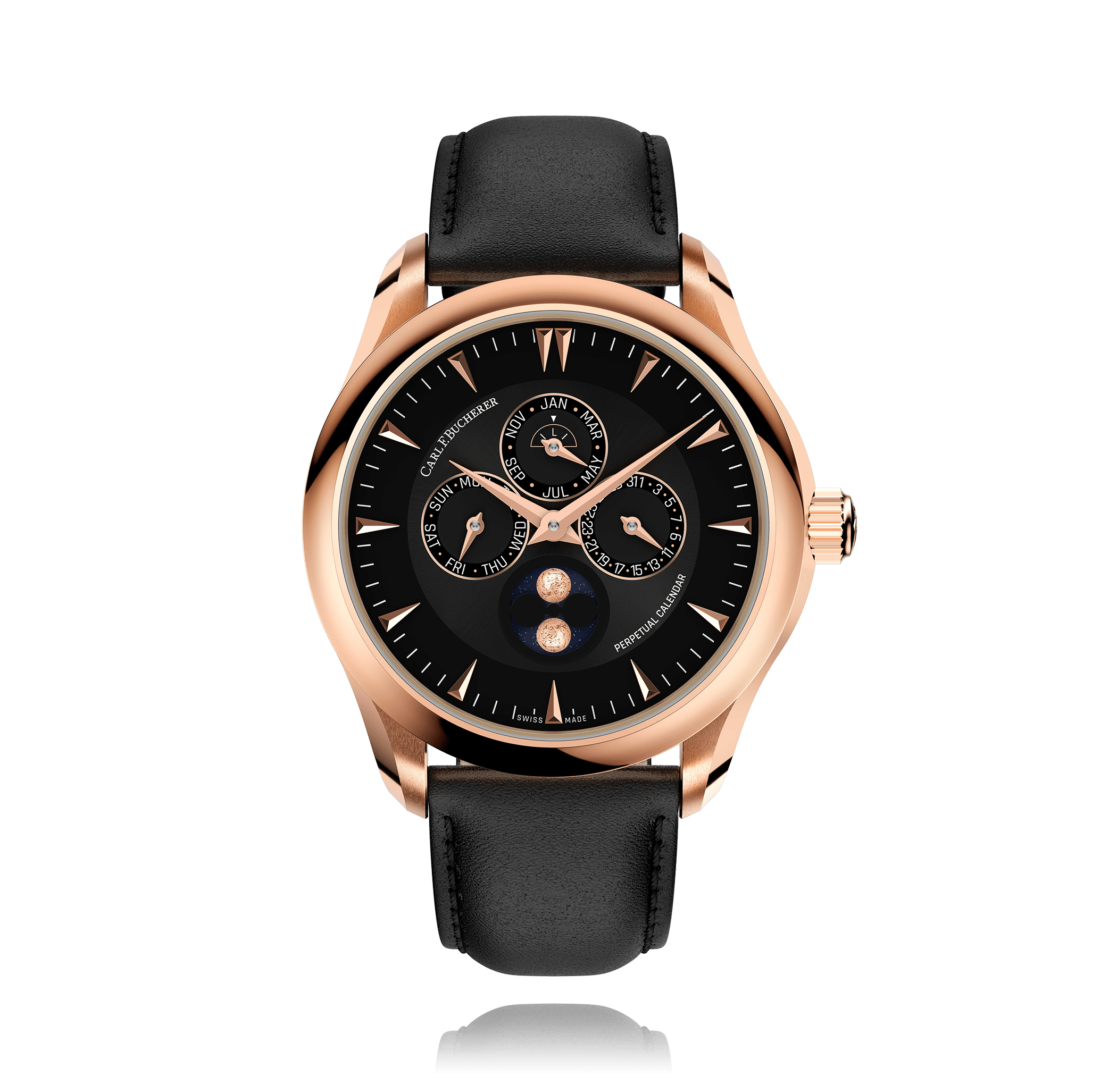 Manero Peripheral Perpetual Calendar